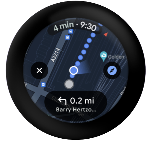 A map on Wear