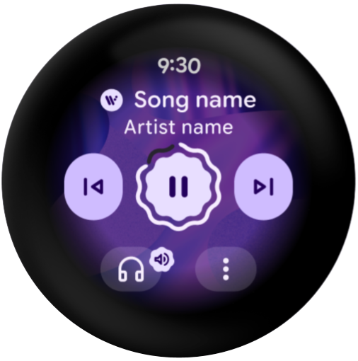 A media app on Wear