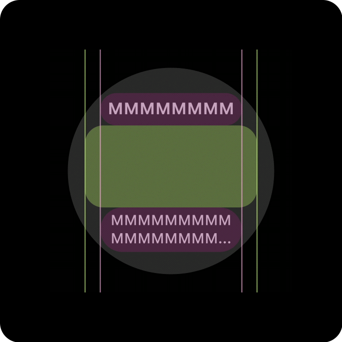 非滚动视图示例