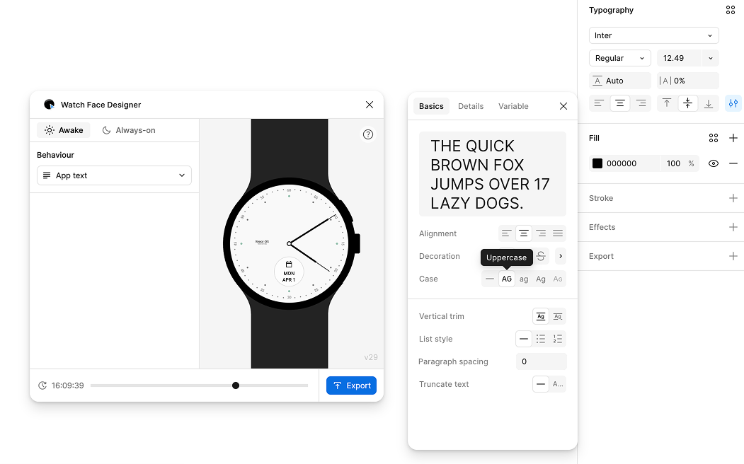 "Custodia" viene visualizzato verso il centro. "Maiuscole" è la seconda
    opzione da sinistra.