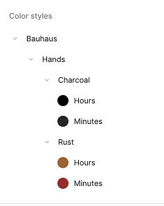 Il nuovo tema a colori viene visualizzato sotto il primo tema a colori.
