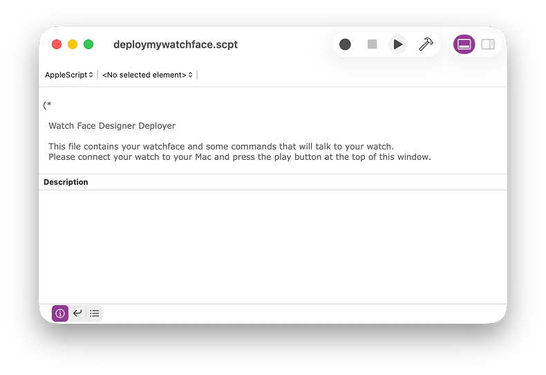 再生ボタンが右上隅付近に表示される
